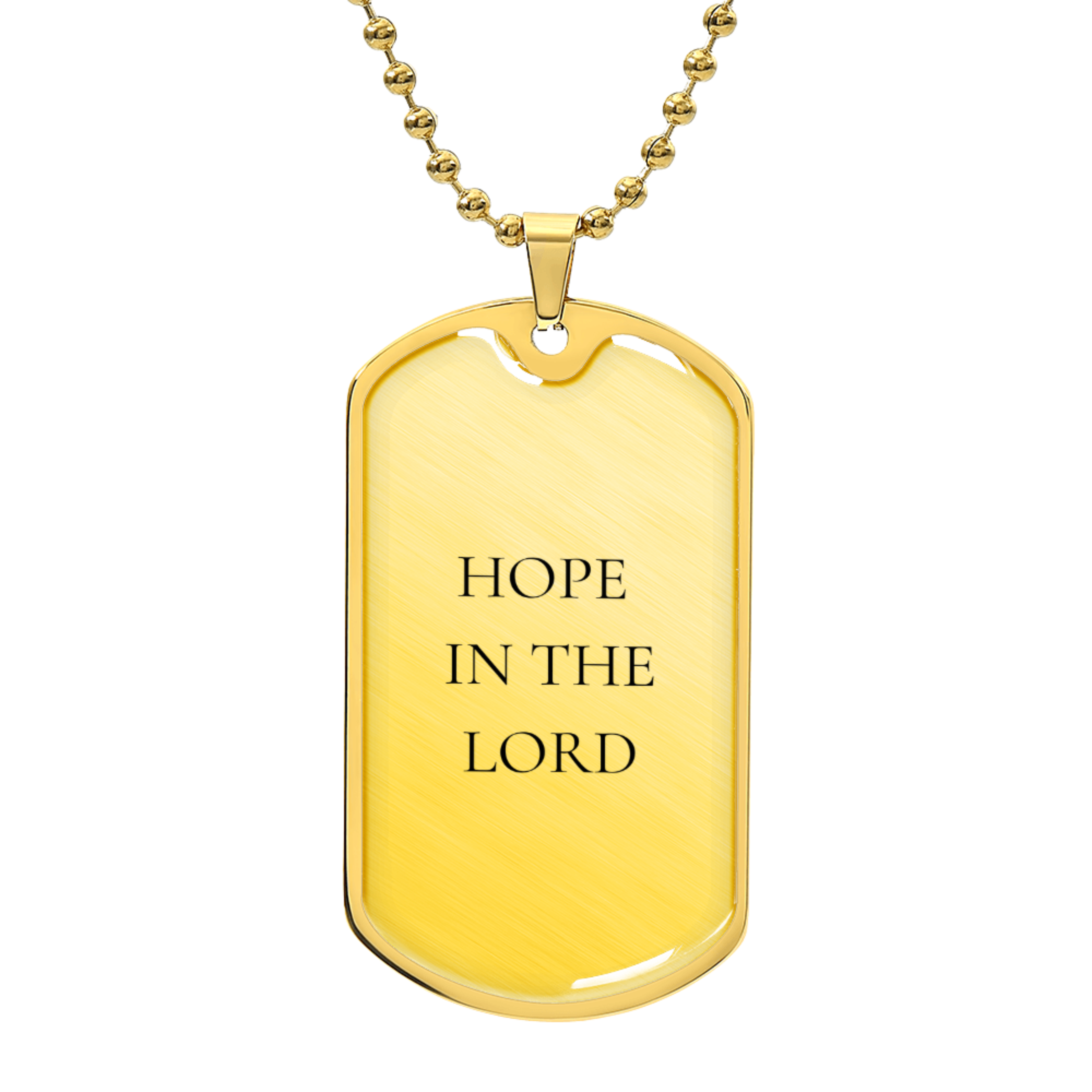 Christian Dog Tag Necklaces