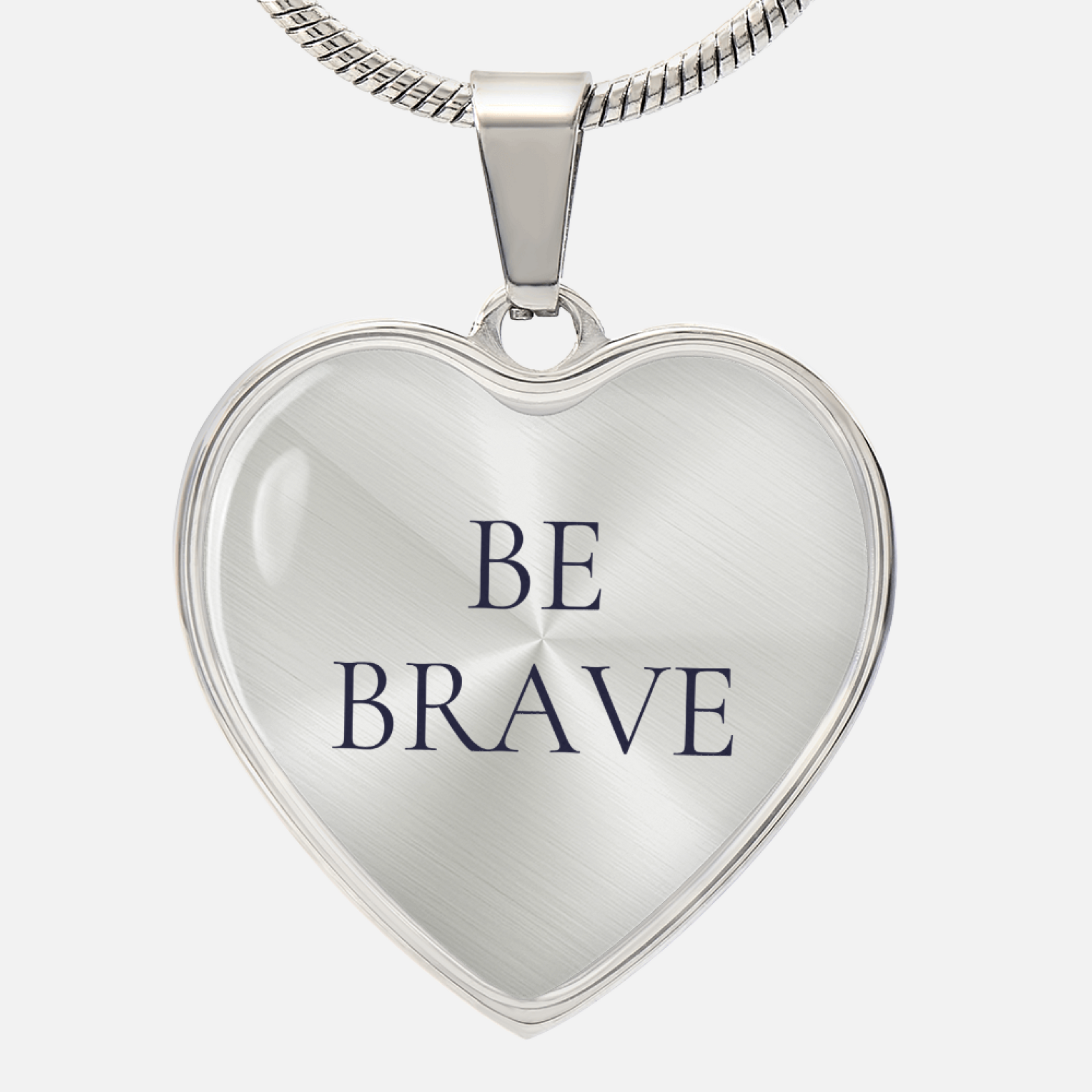 Be Brave Luxury Heart Necklace