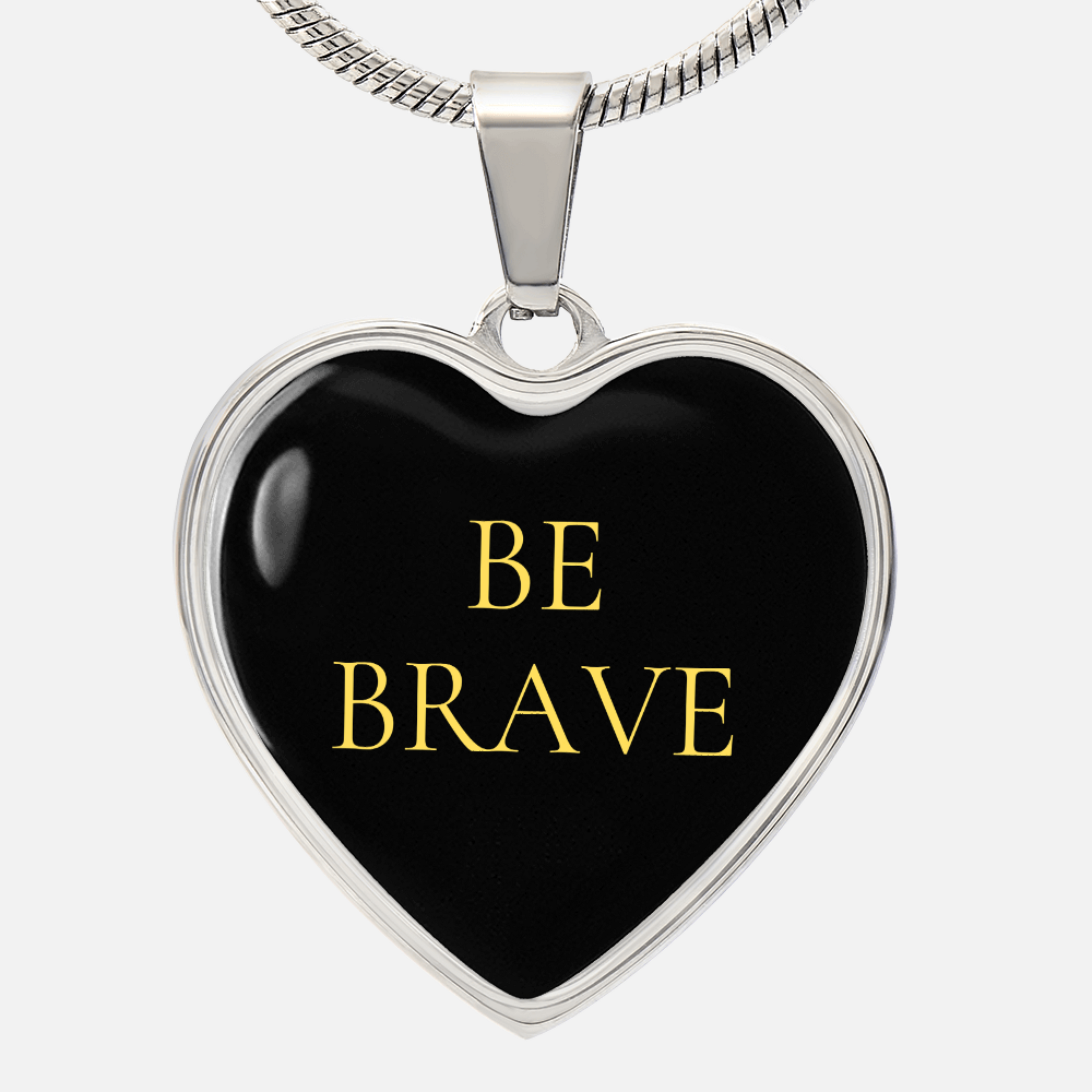 Be Brave Luxury Heart Necklace