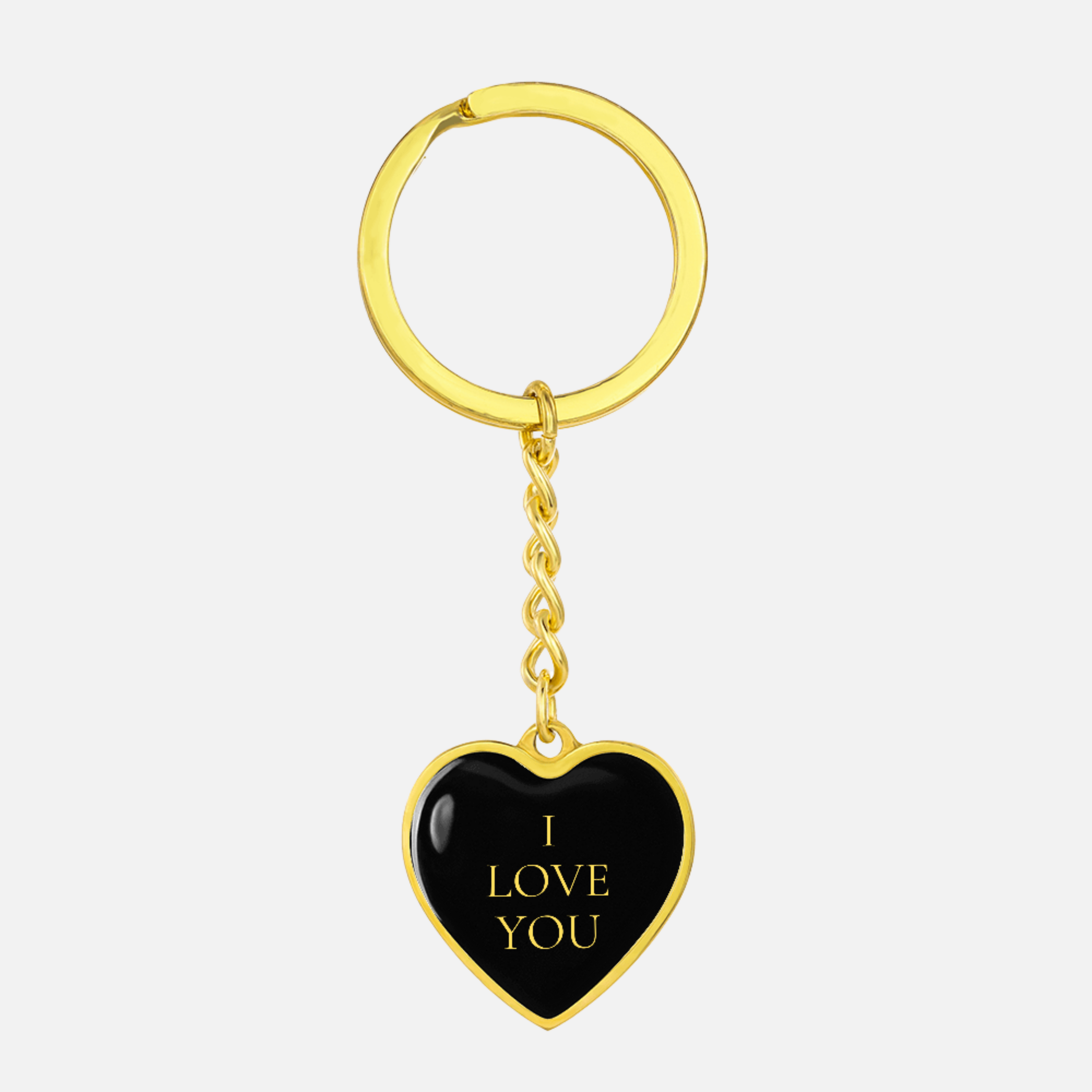 I Love You Luxury Keychain