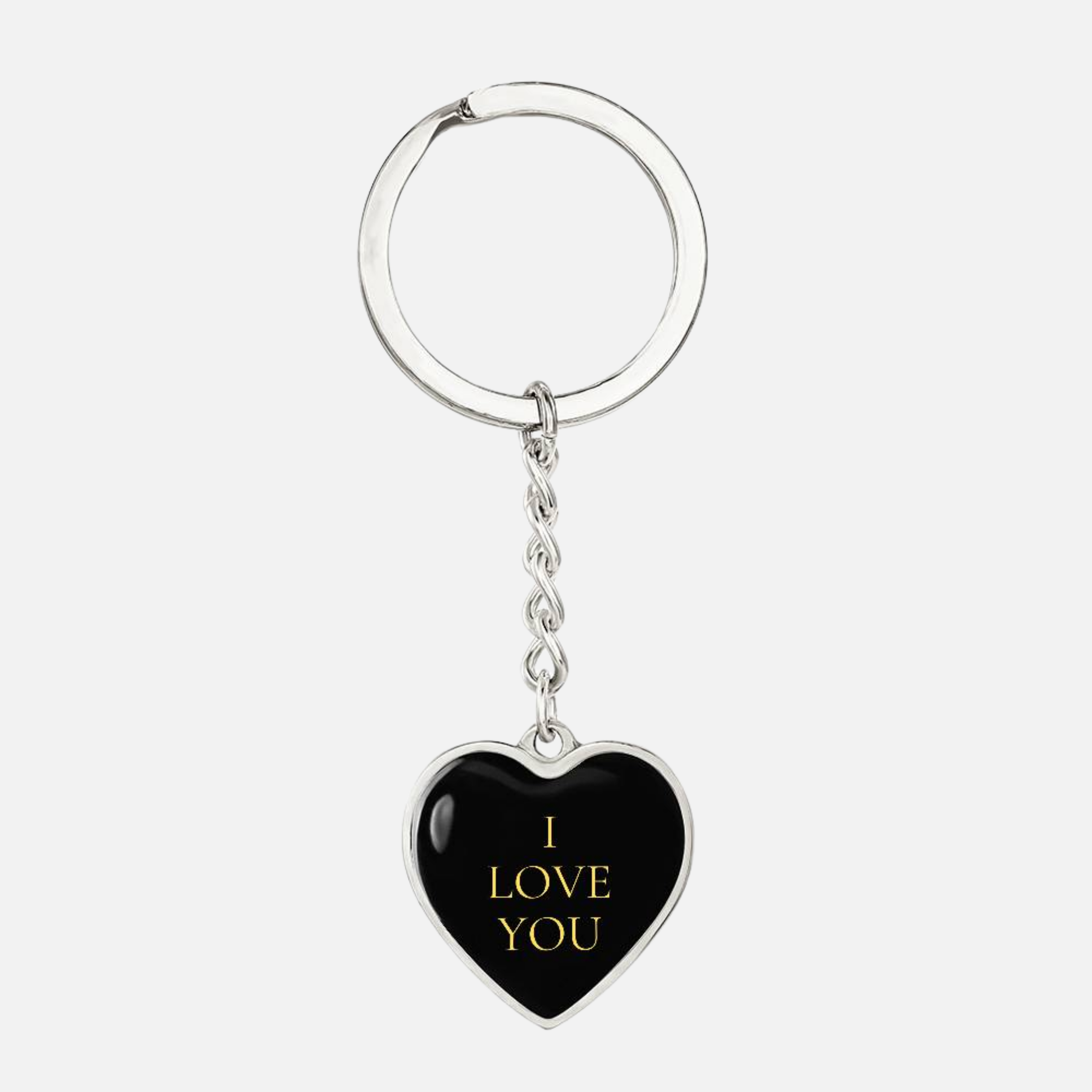 I Love You Luxury Keychain