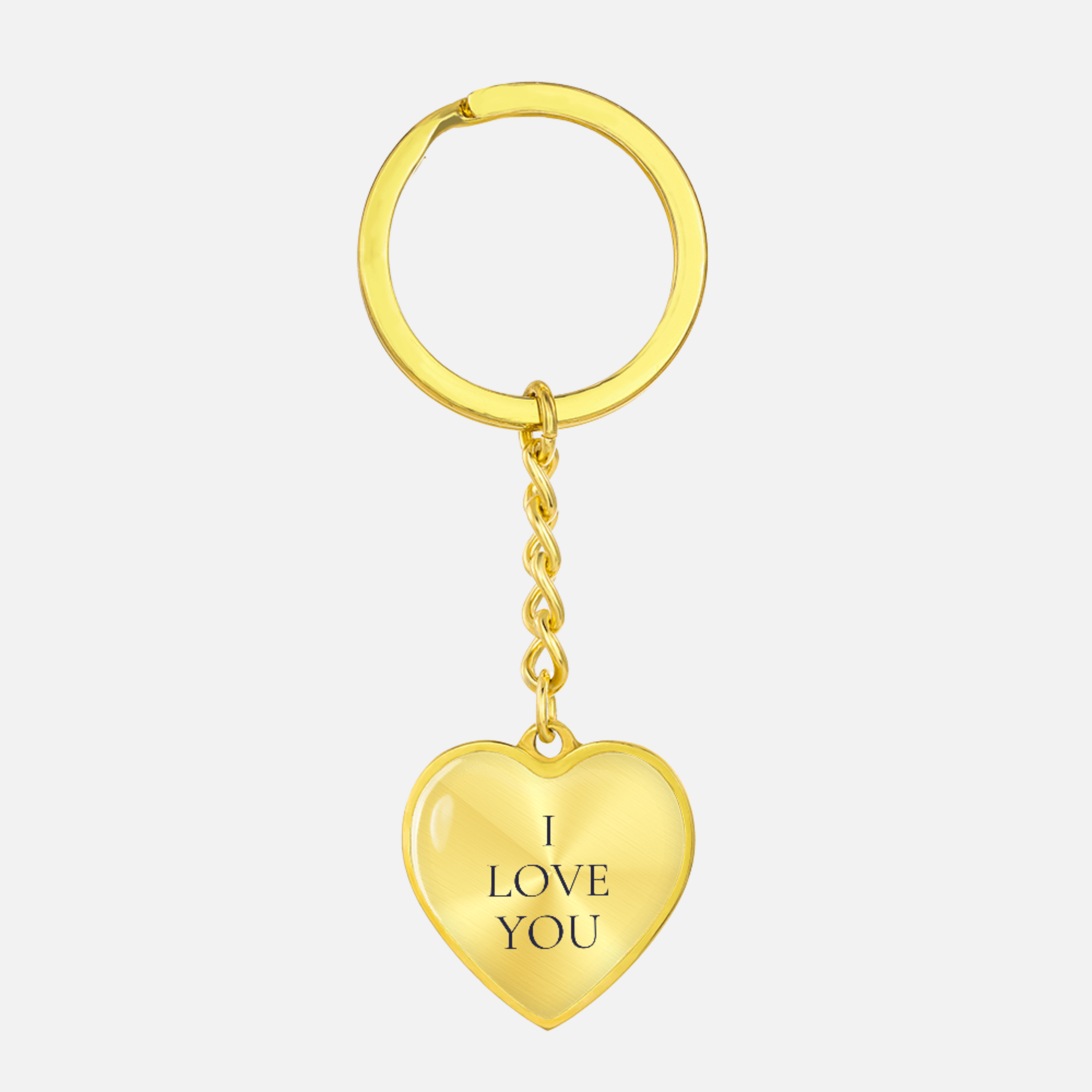 I Love You Luxury Keychain