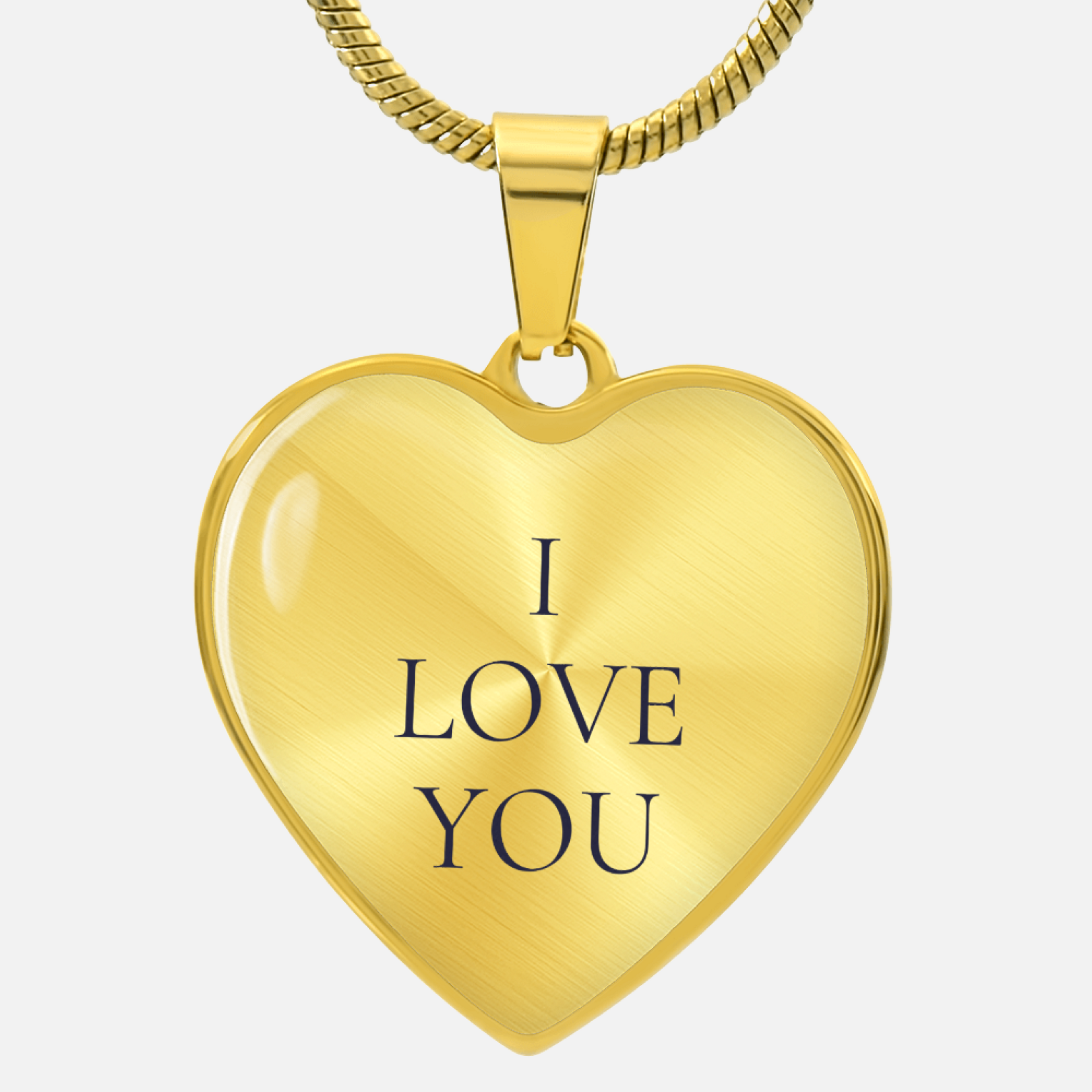 I Love You Luxury Heart Necklace