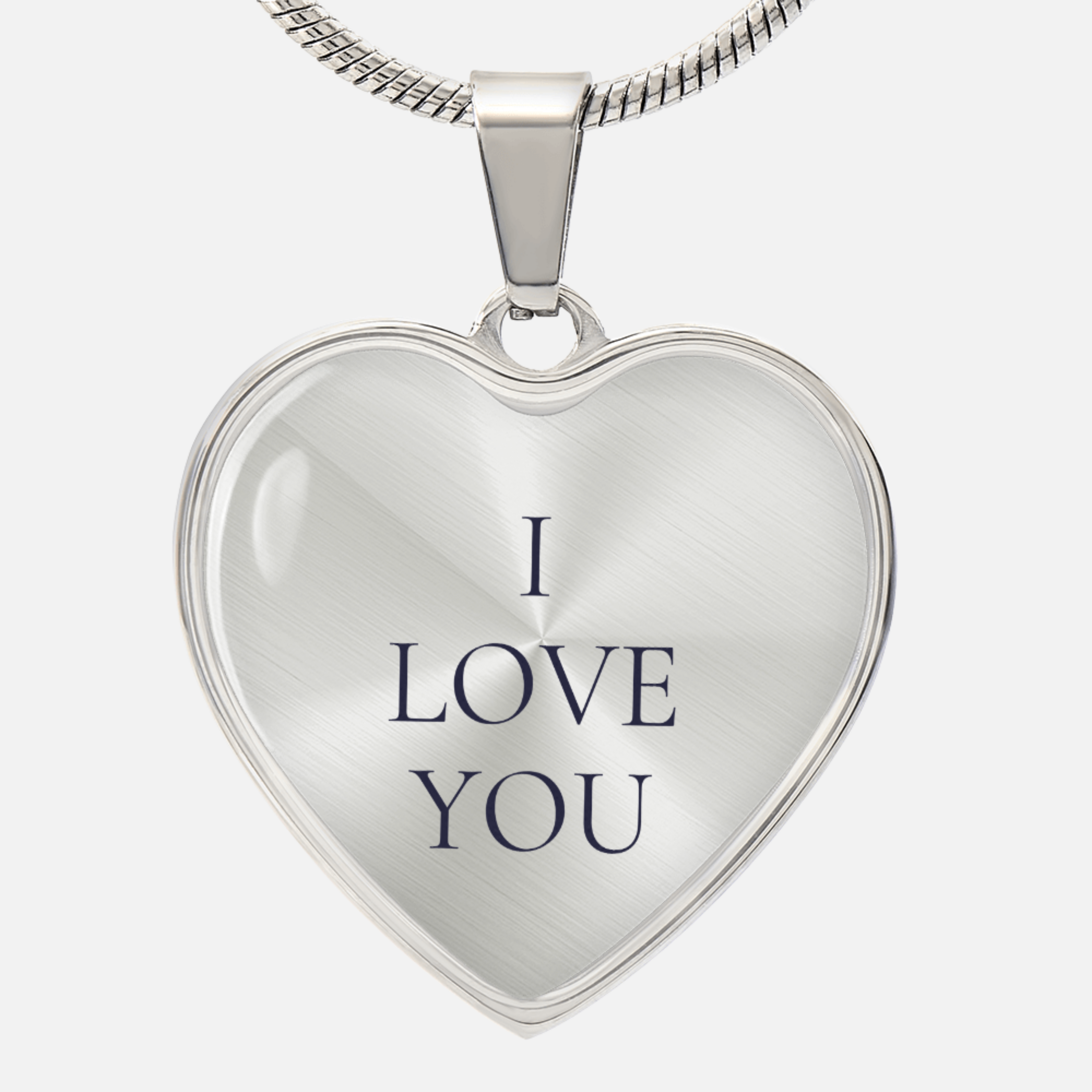 I Love You Luxury Heart Necklace