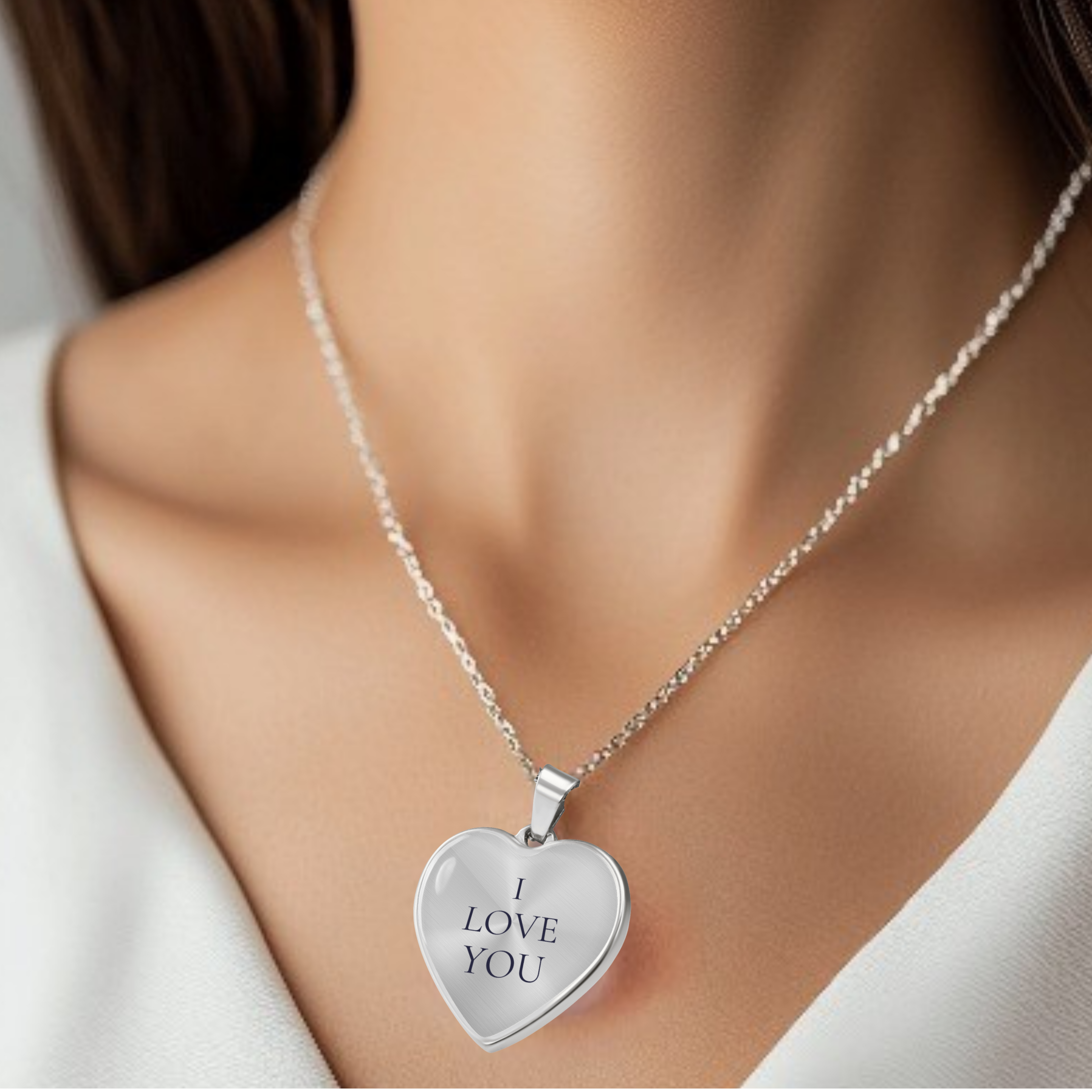 I Love You Luxury Heart Necklace