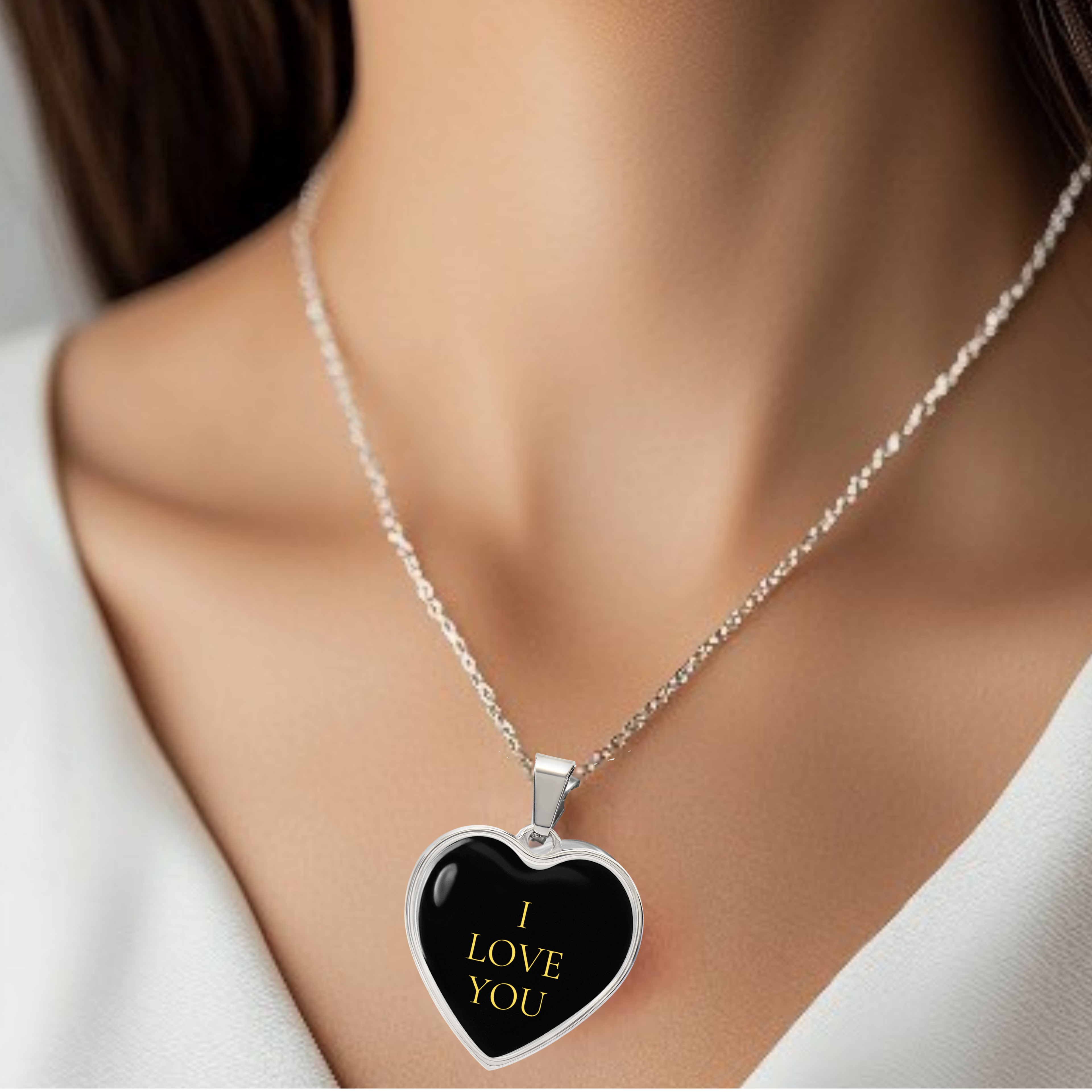 I Love You Luxury Heart Necklace