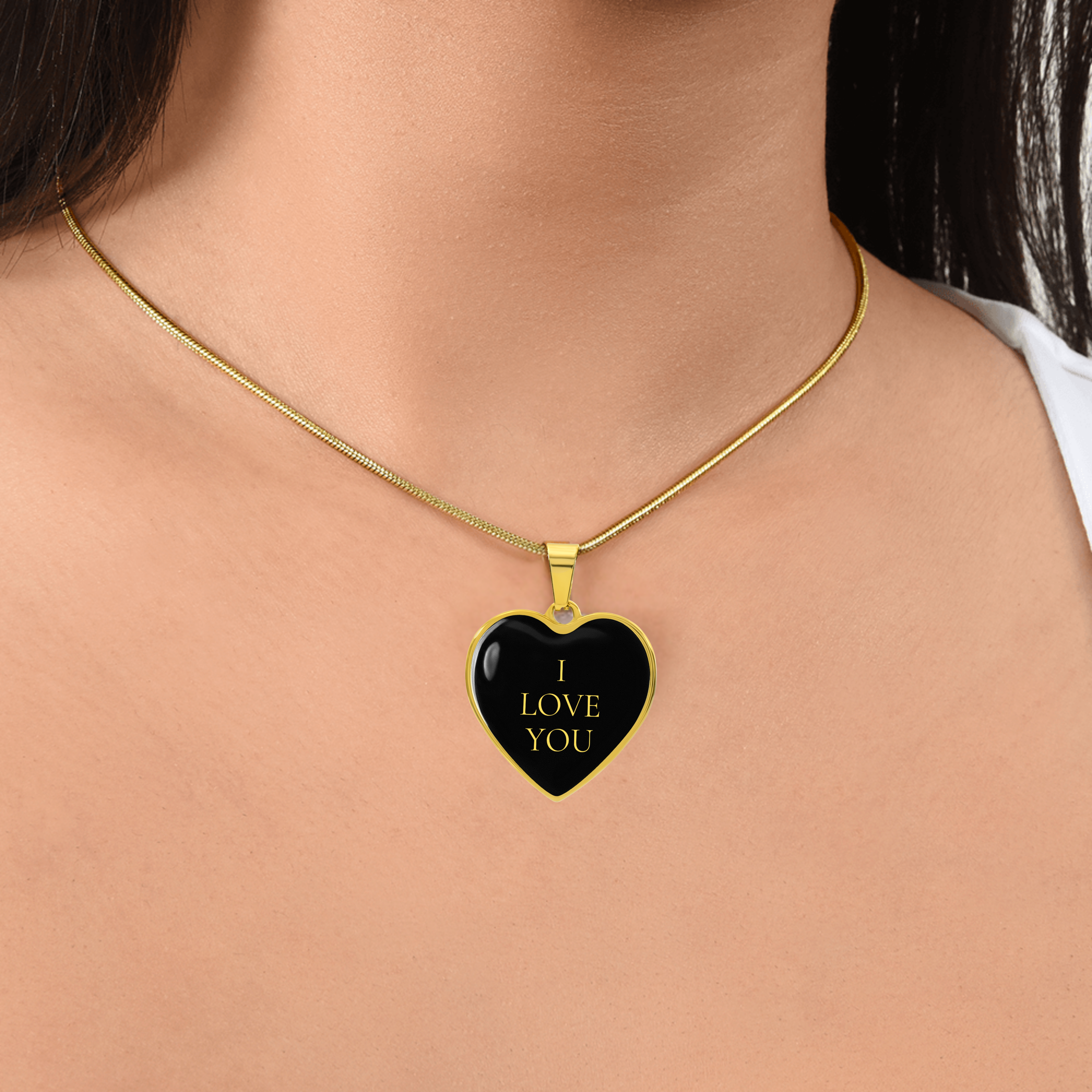 I Love You Luxury Heart Necklace