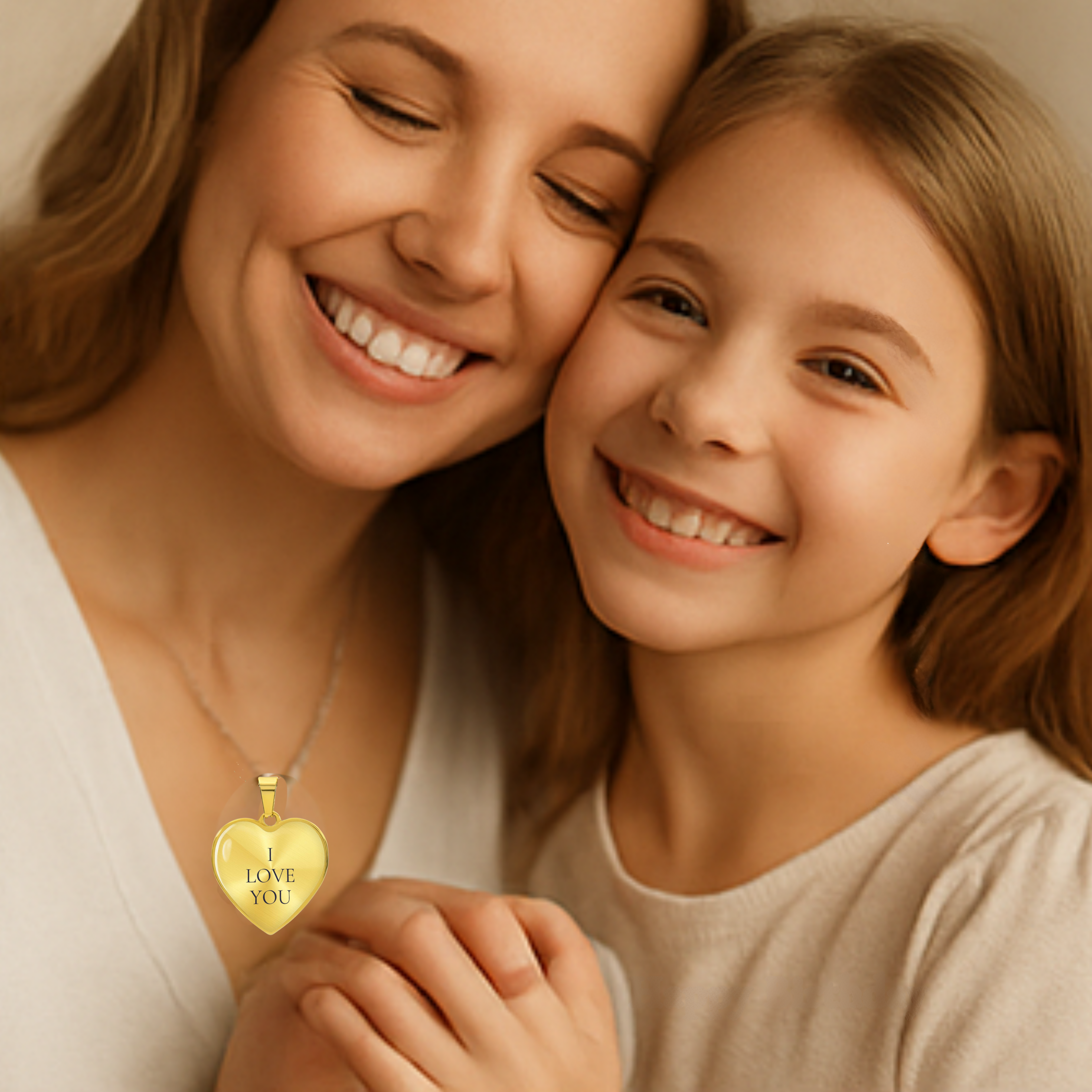 I Love You Luxury Heart Necklace
