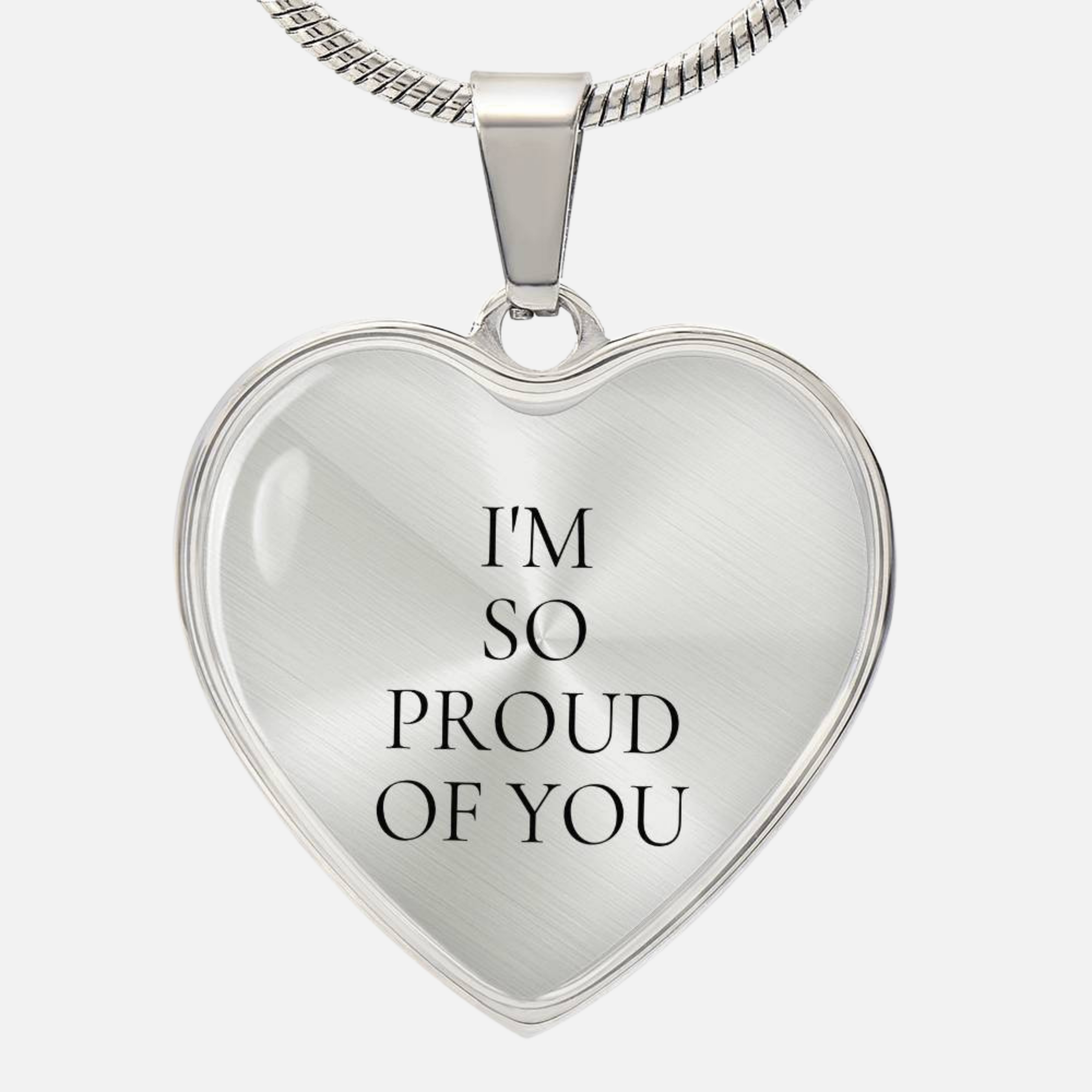 I’m So Proud of You Luxury Heart Necklace