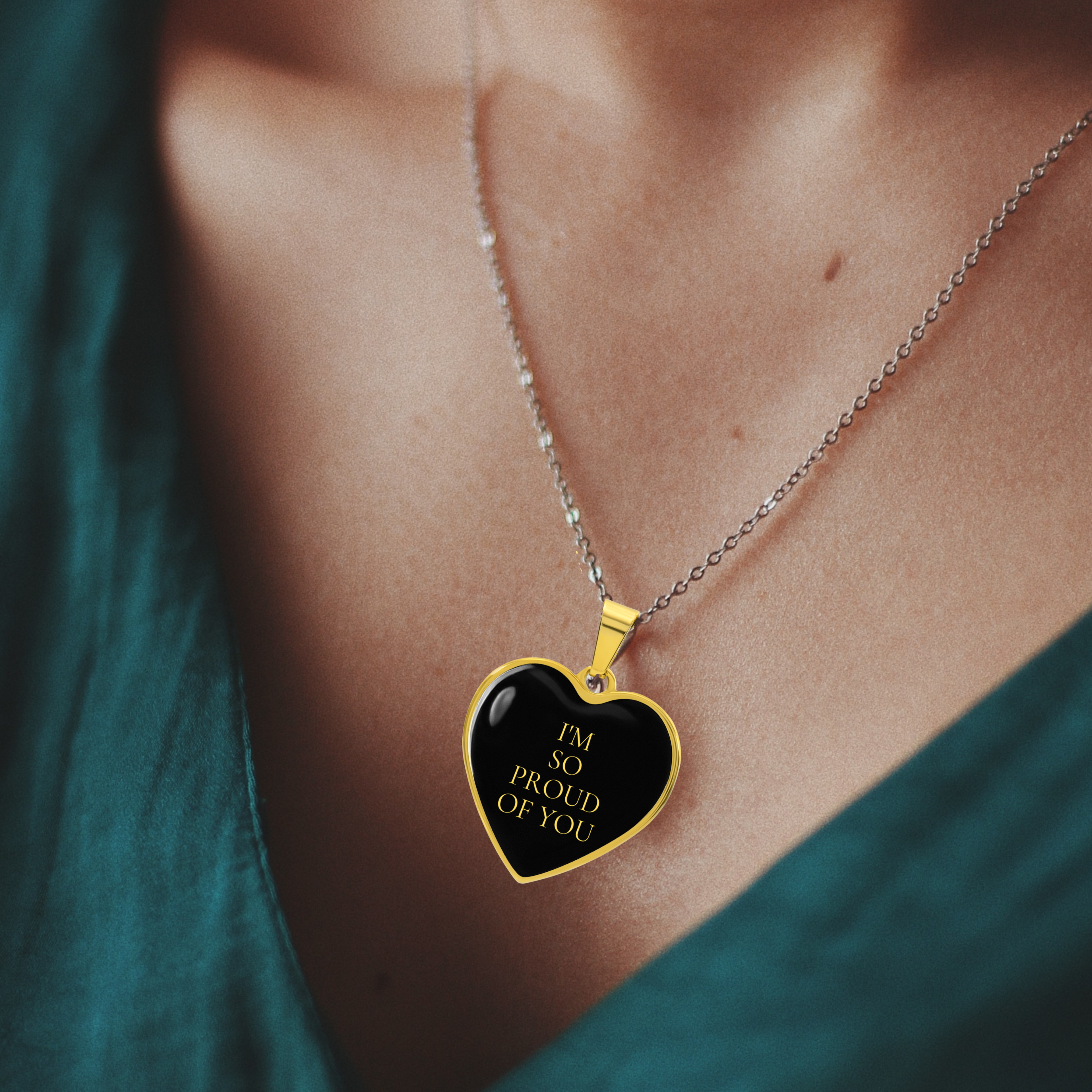I’m So Proud of You Luxury Heart Necklace