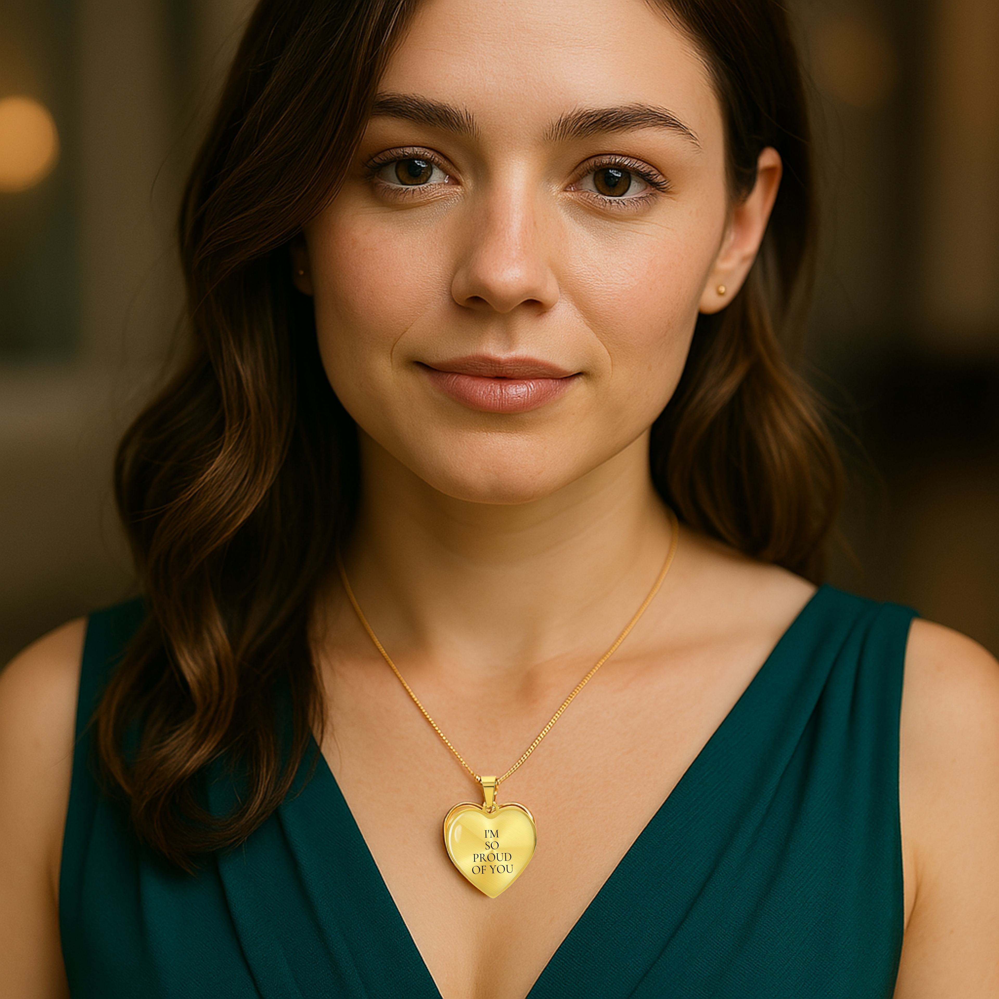 I’m So Proud of You Luxury Heart Necklace
