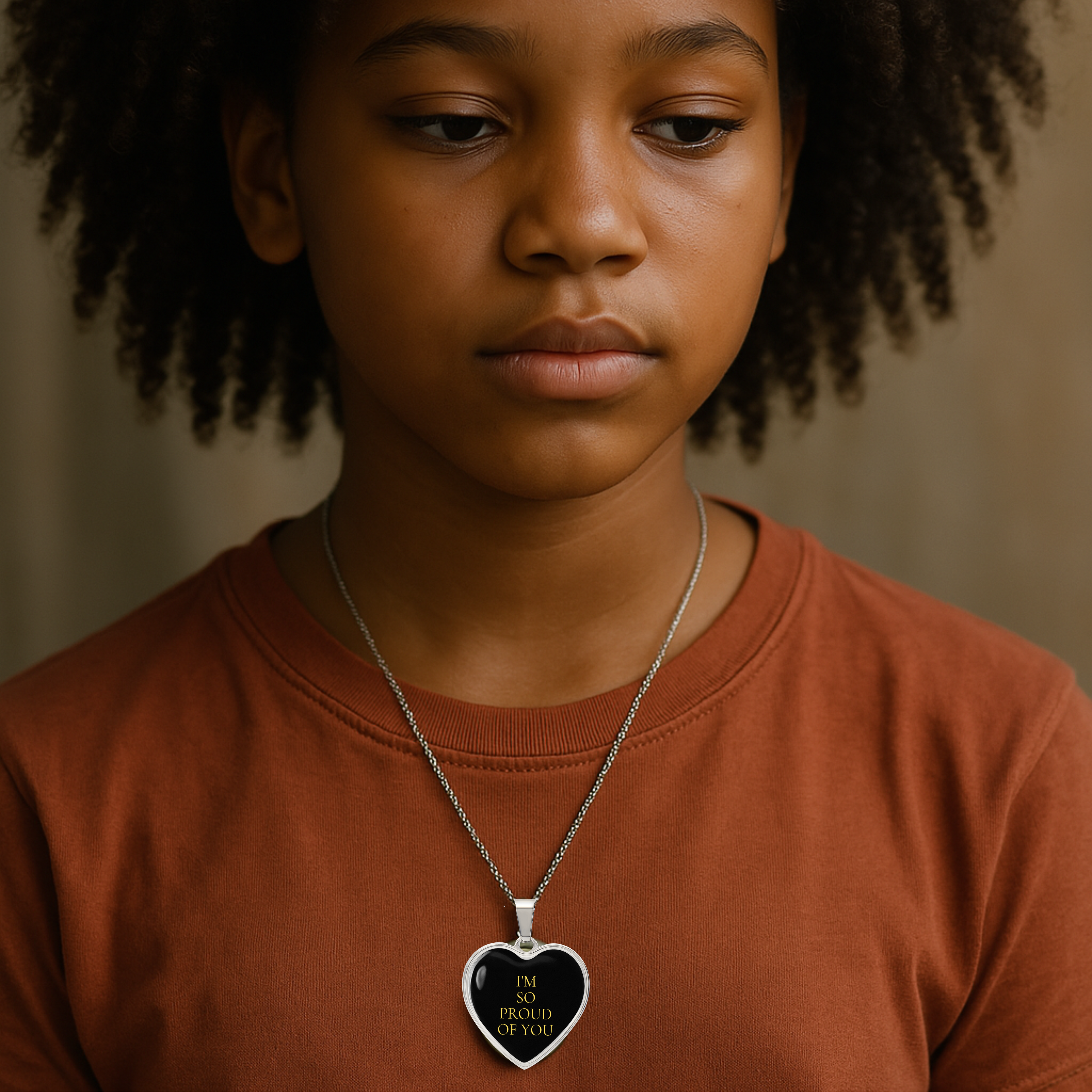 I’m So Proud of You Luxury Heart Necklace