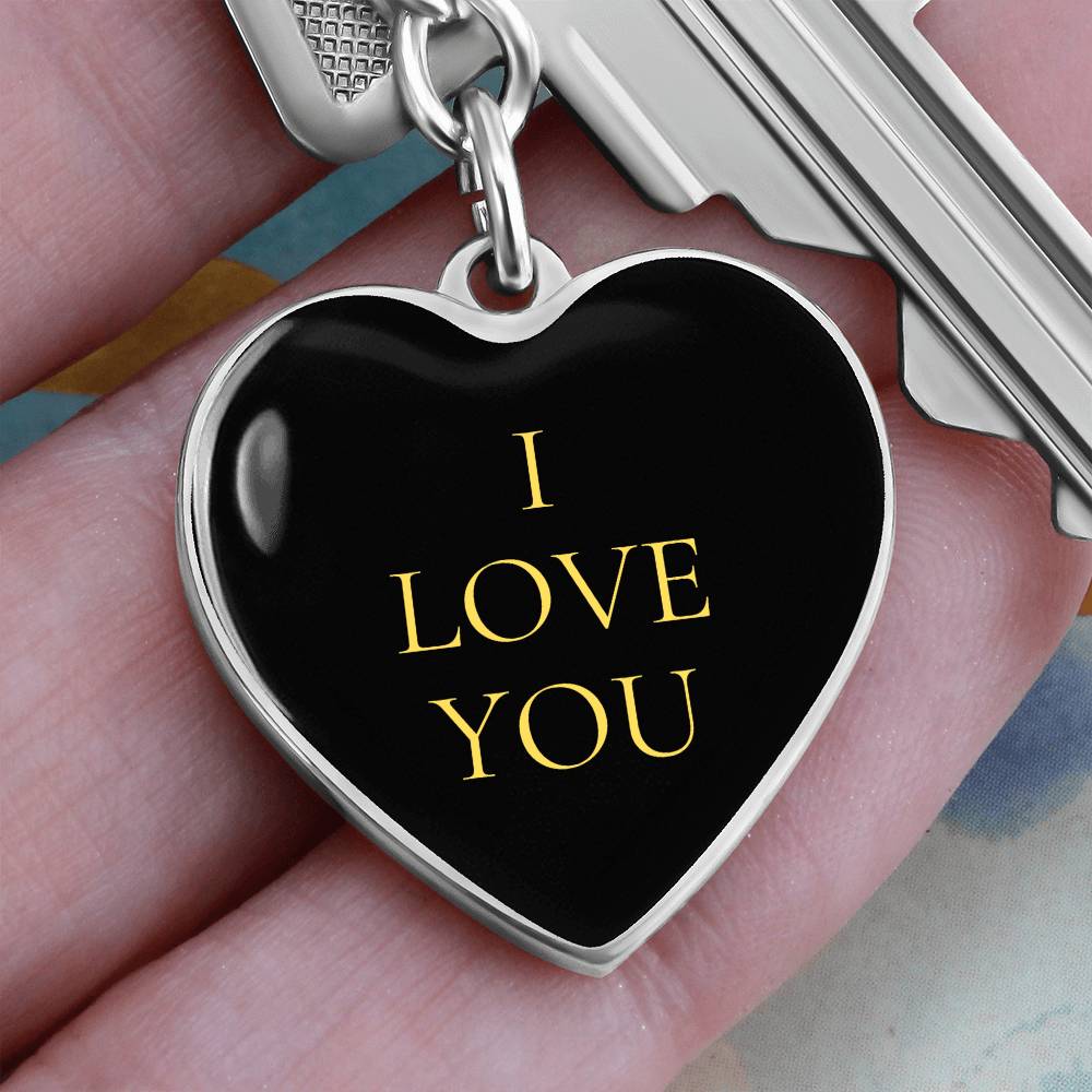 I Love You Luxury Keychain