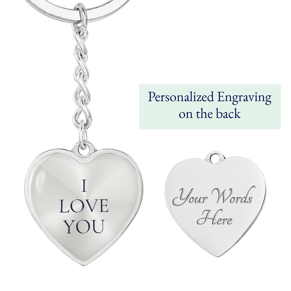 I Love You Luxury Keychain