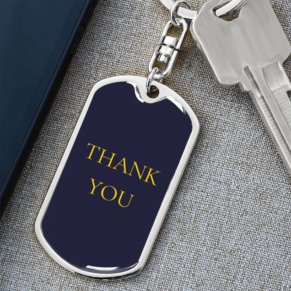 Thank You Dog Tag