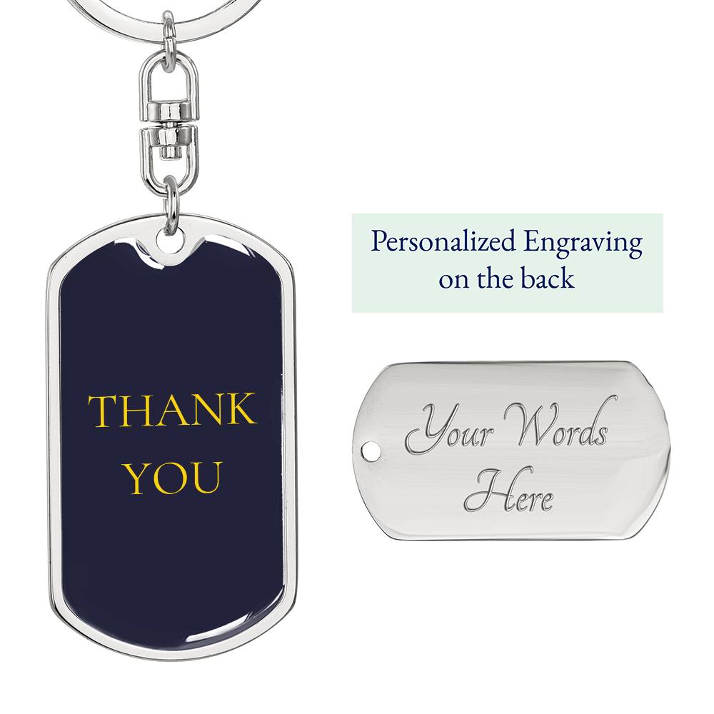 Thank You Dog Tag