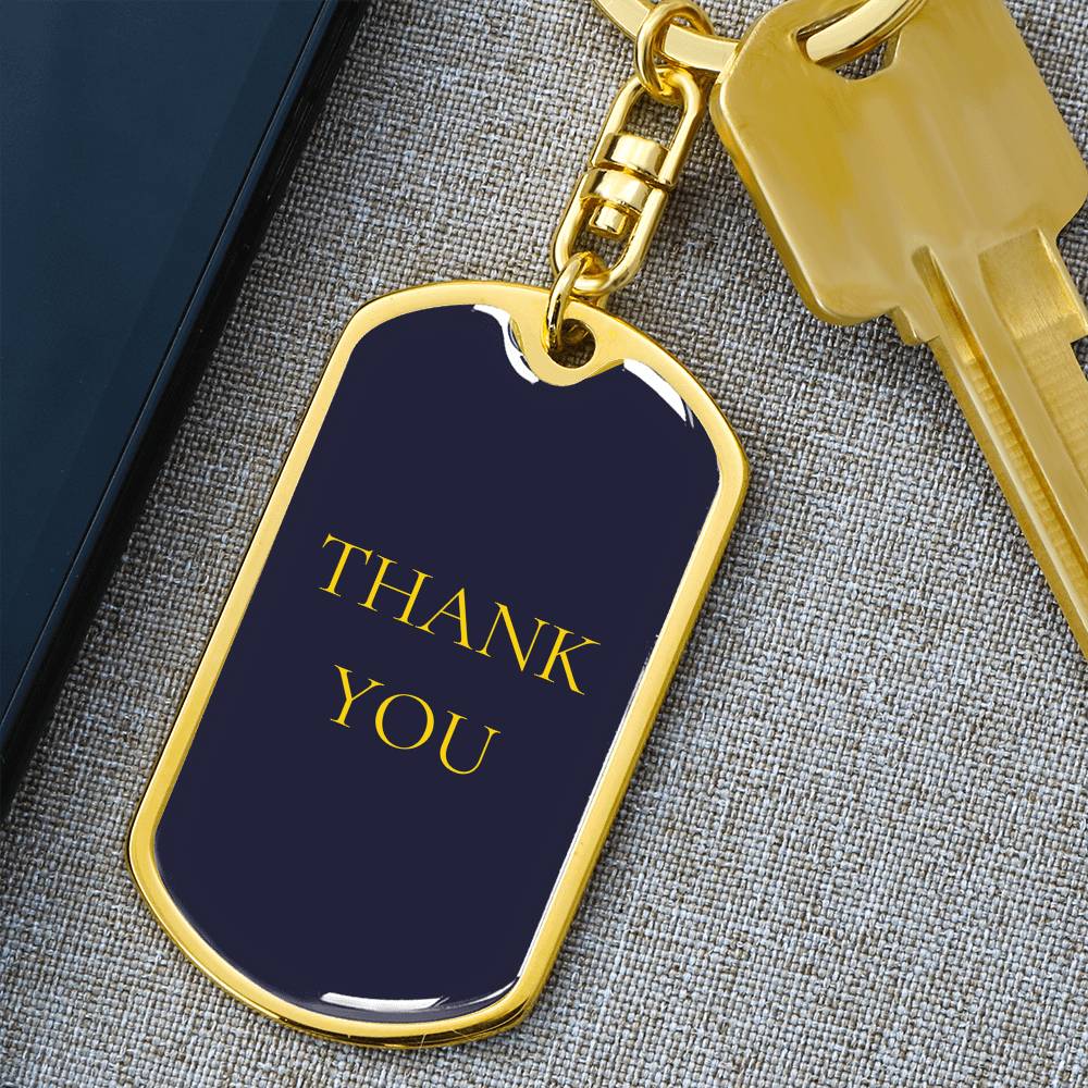 Thank You Dog Tag