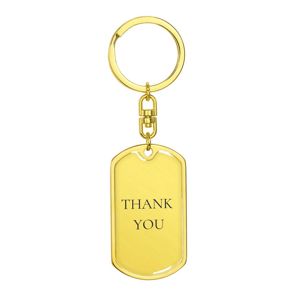 Thank You Dog tag