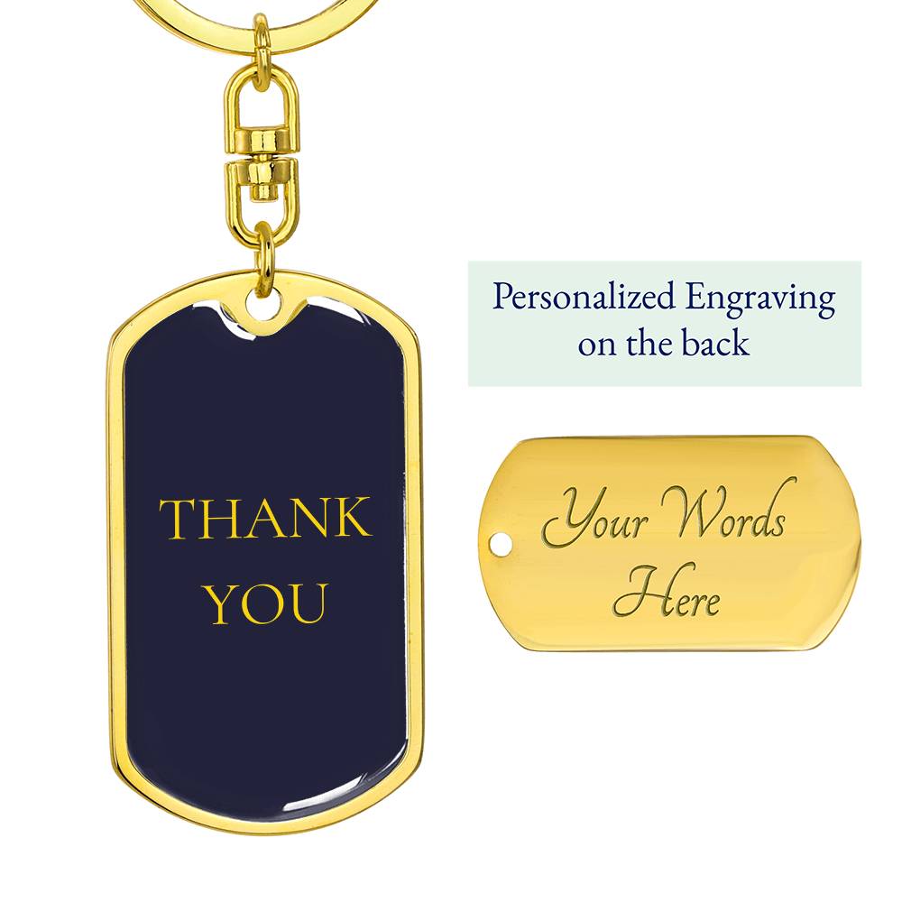 Thank You Dog Tag