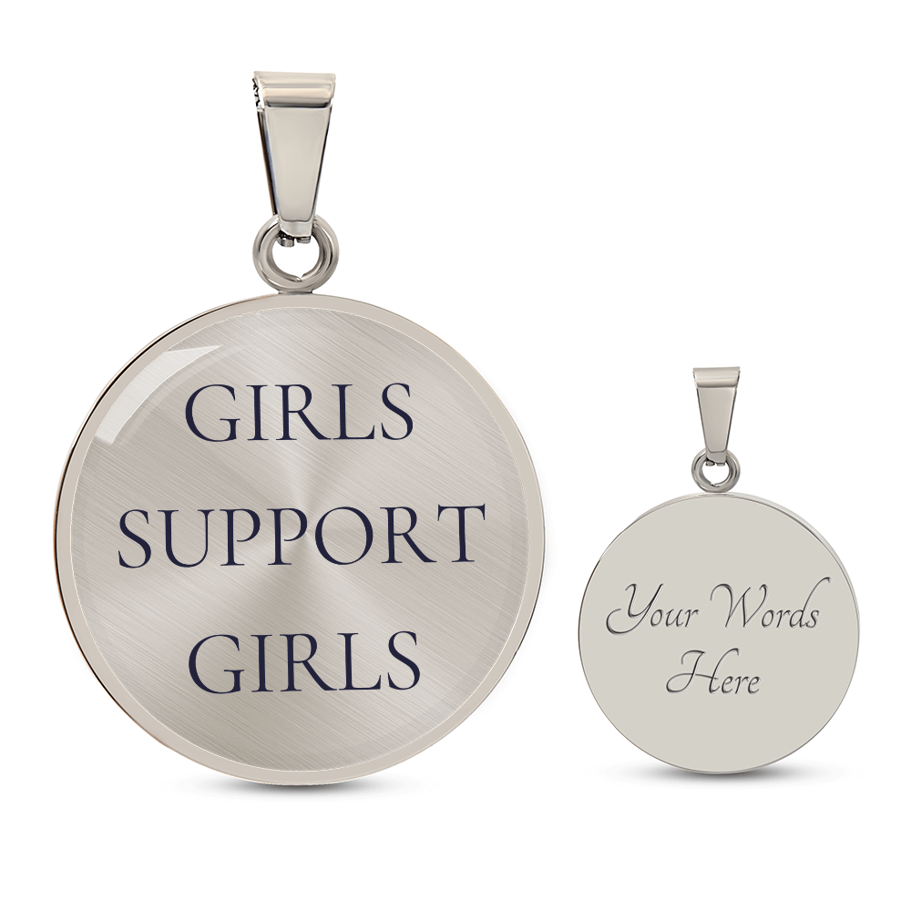 Girls Support Girls Luxury Circle Necklace