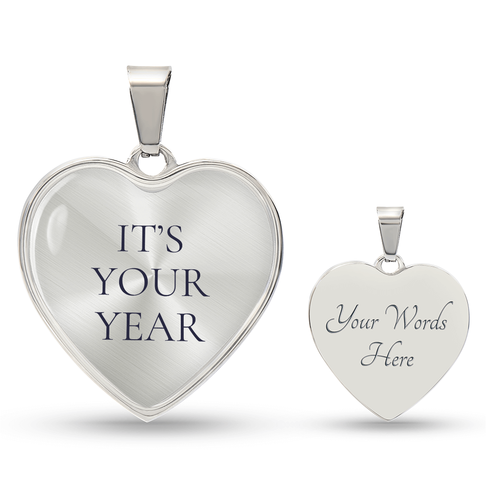 It’s Your Year Luxury Heart Necklace