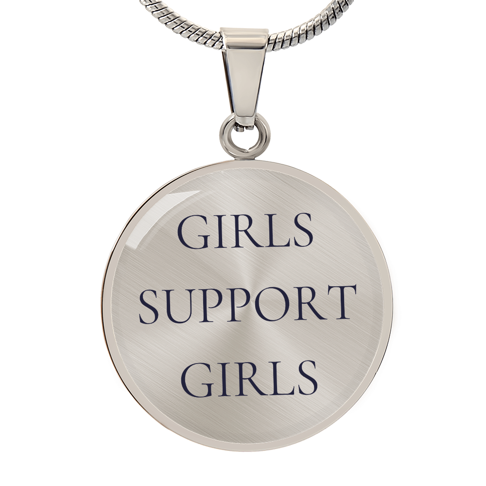 Girls Support Girls Luxury Circle Necklace