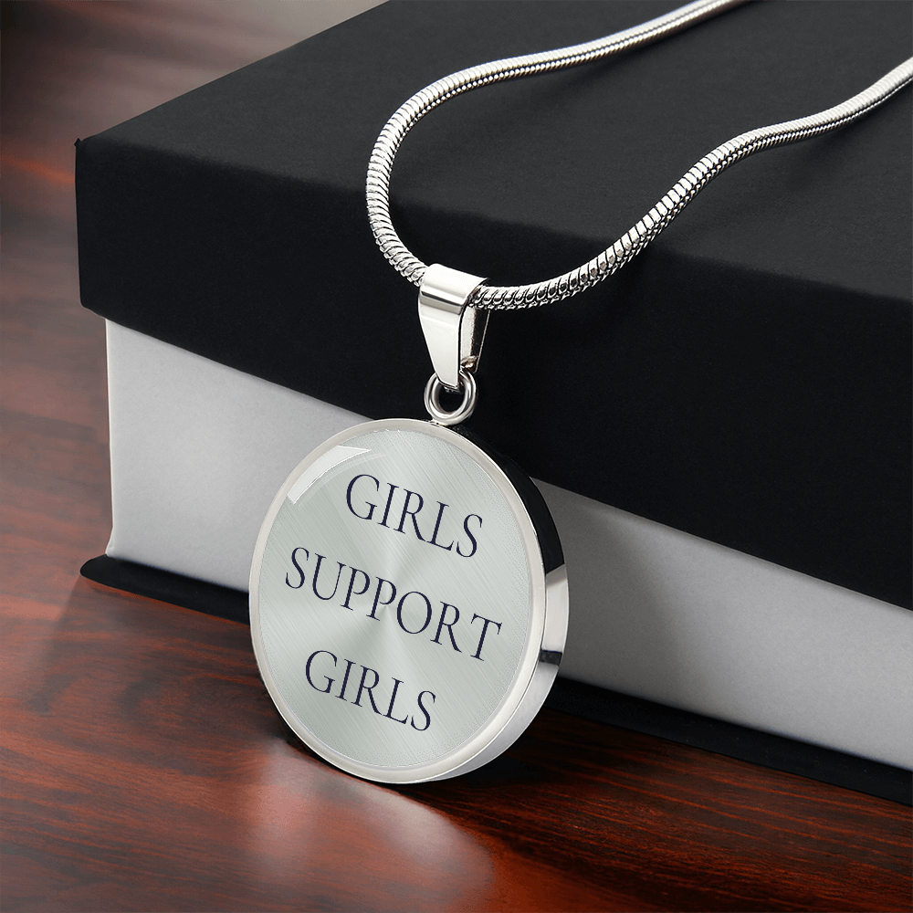 Girls Support Girls Luxury Circle Necklace