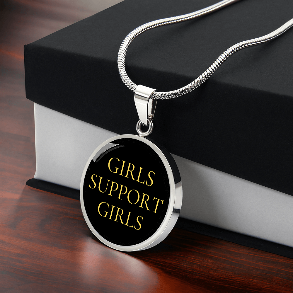 Girls Support Girls Luxury Circle Necklace