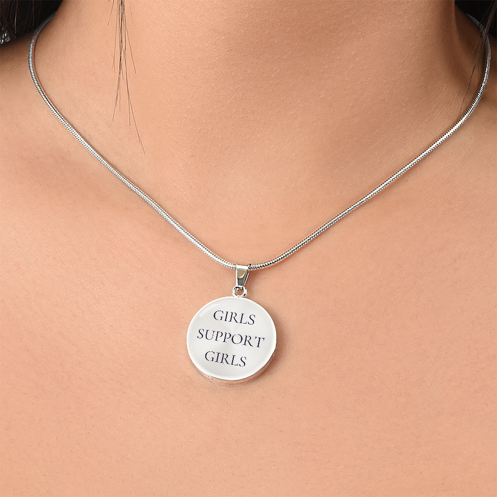 Girls Support Girls Luxury Circle Necklace