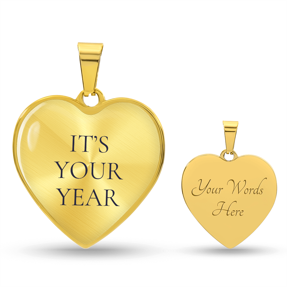 It’s Your Year Luxury Heart Necklace