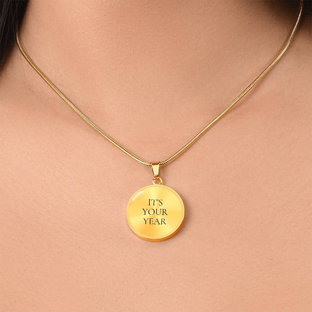 It's your Year Luxury Circle Necklaces