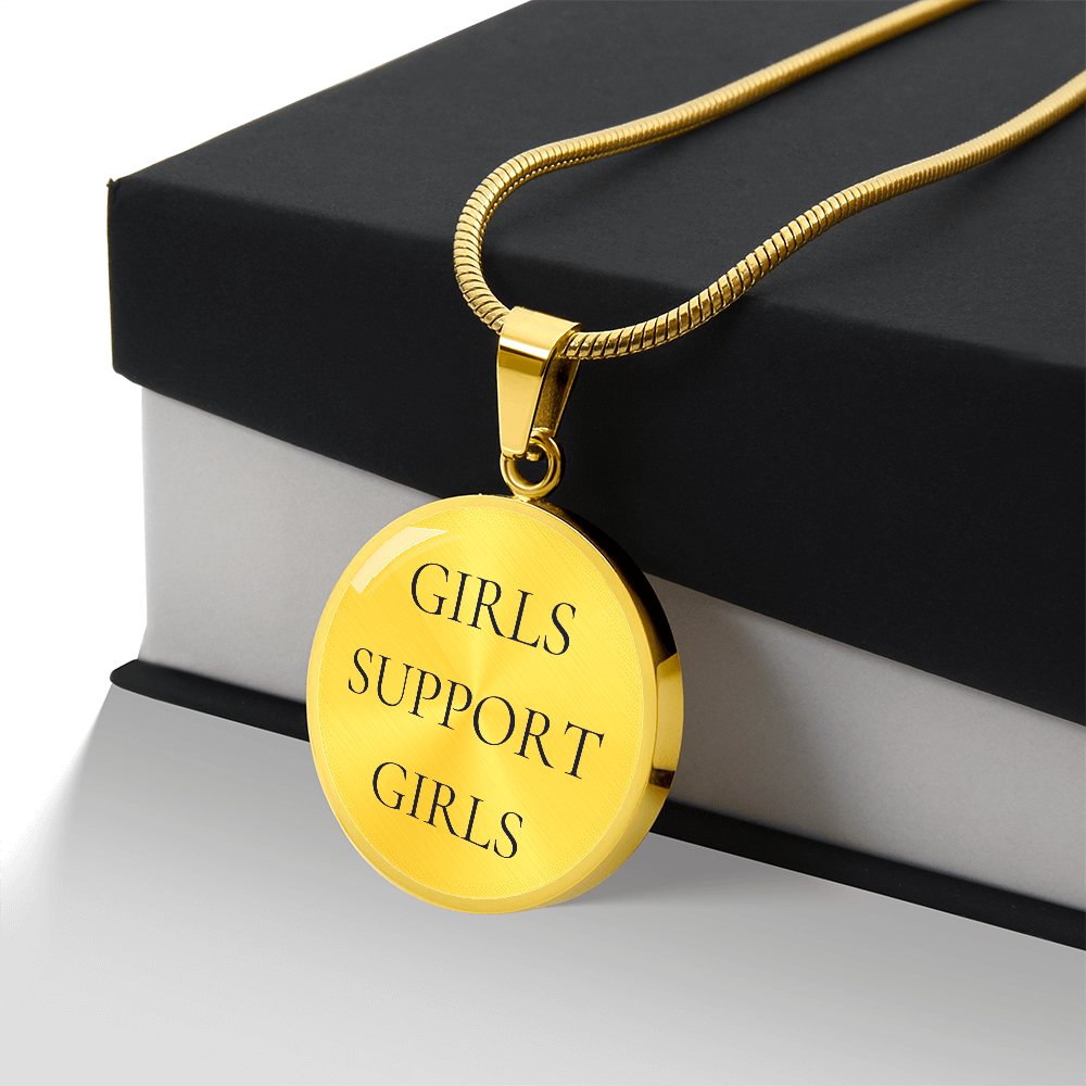 Girls Support Girls Luxury Circle Necklace