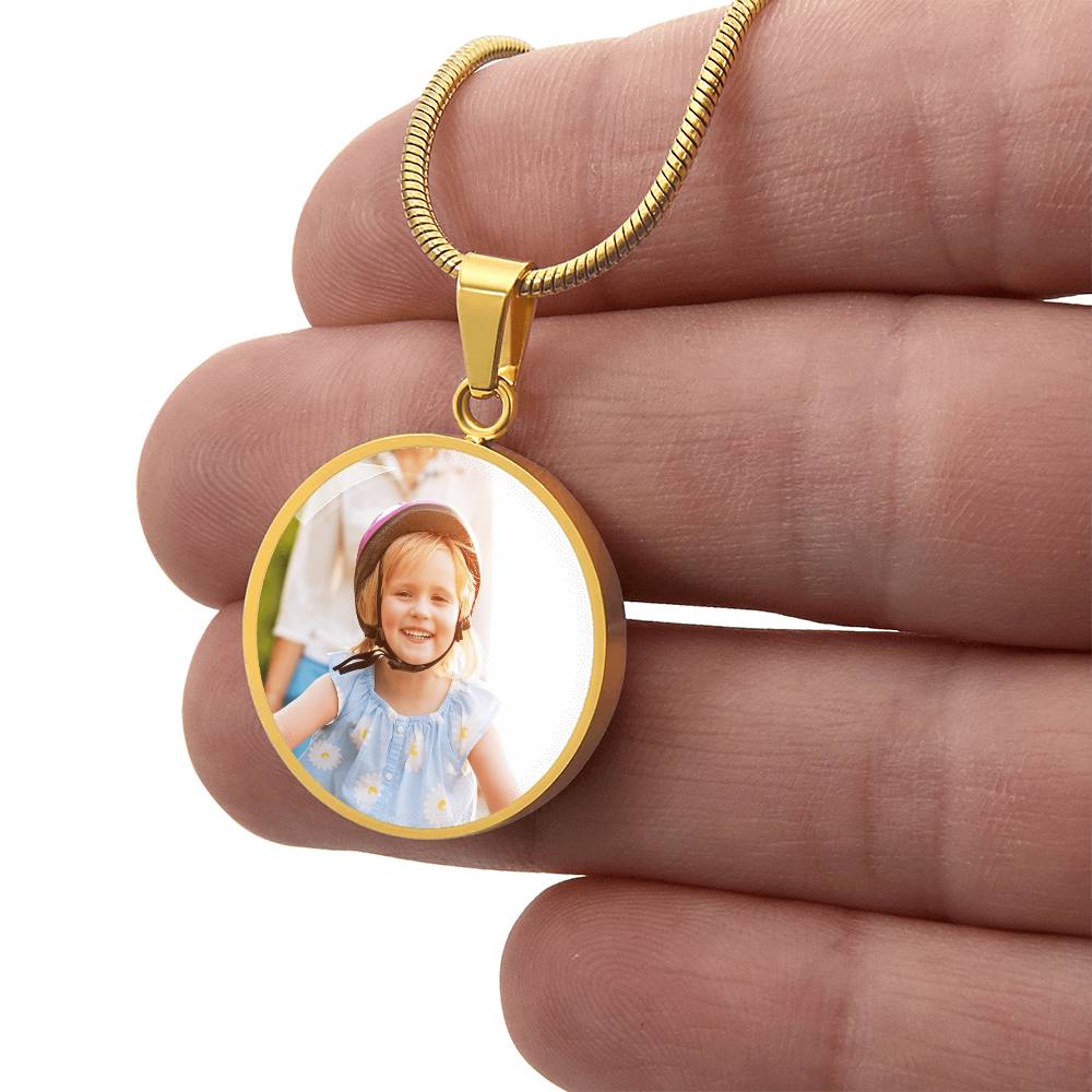 Circle Buyer Upload Necklace