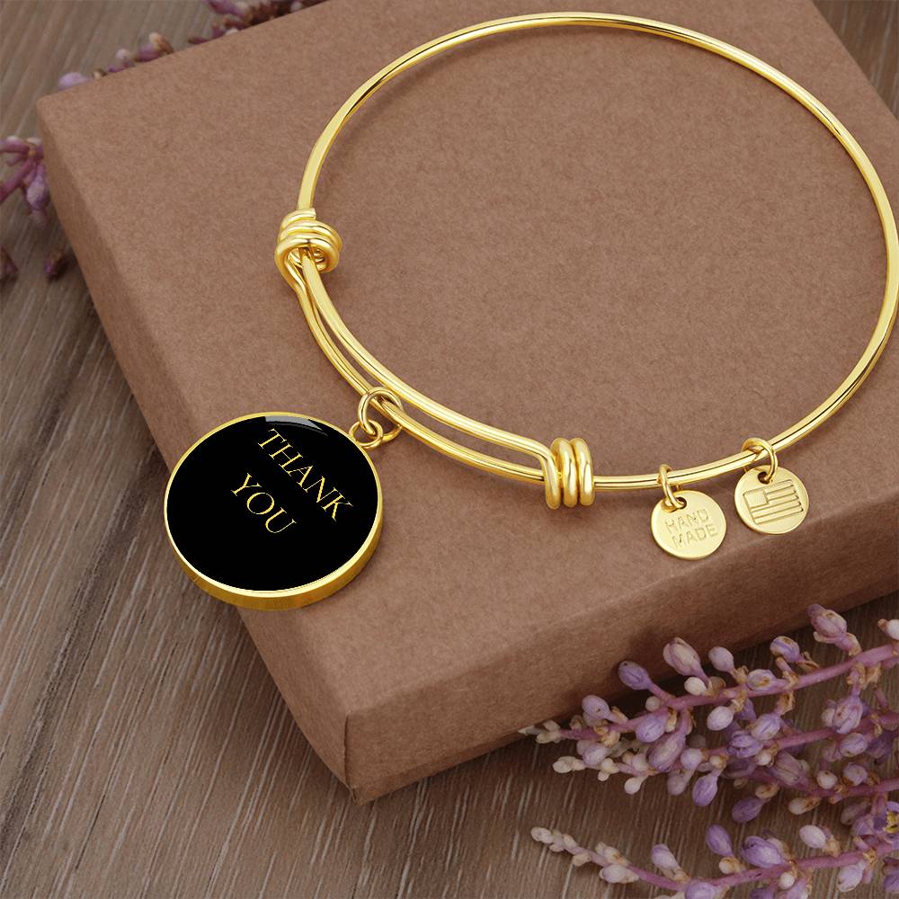 Thank You Luxury Circle Bangle/Bracelet