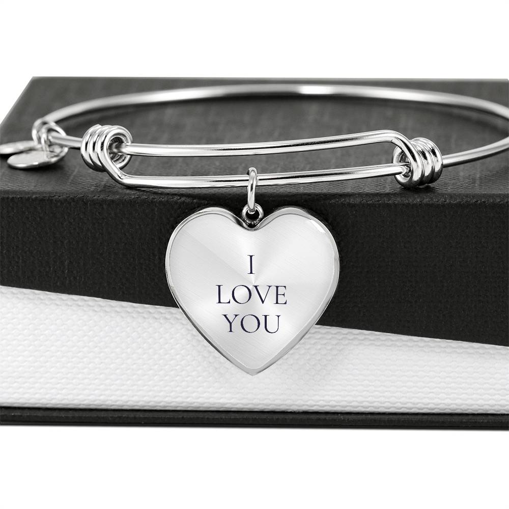 I Love You Luxury Bangle/Bracelet