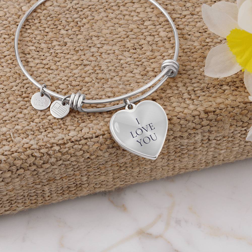 I Love You Luxury Bangle/Bracelet