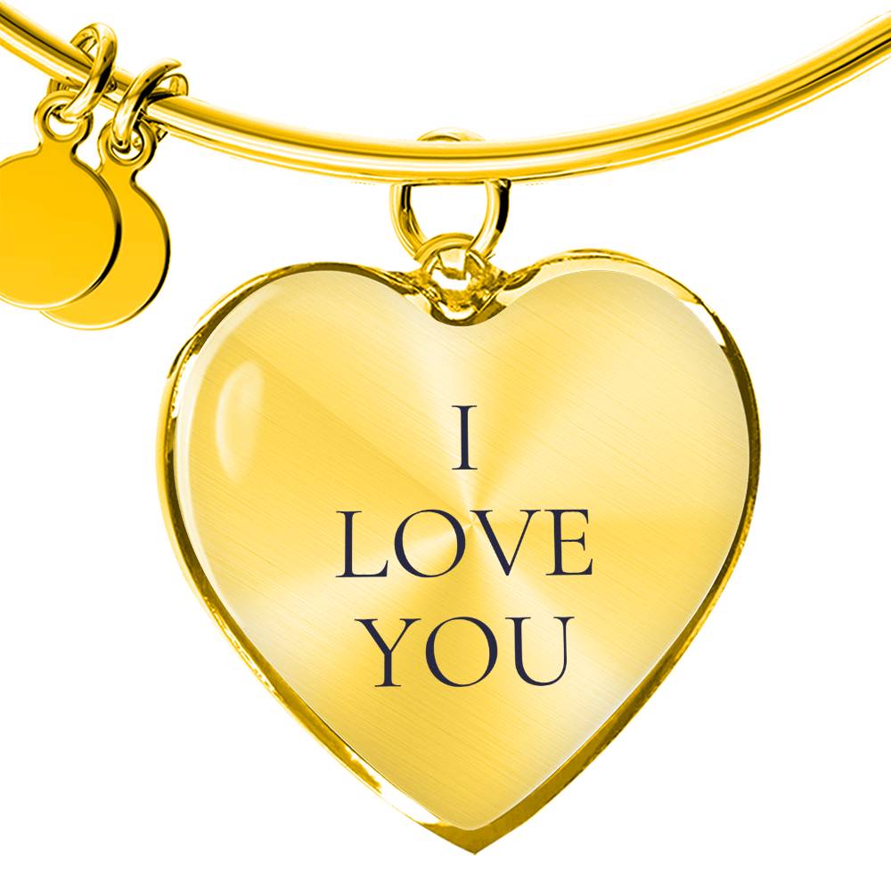 I Love You Luxury Bangle/Bracelet