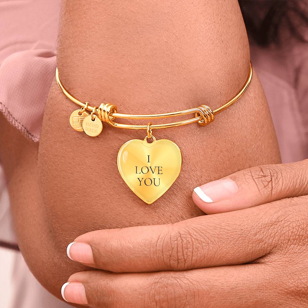 I Love You Luxury Bangle/Bracelet