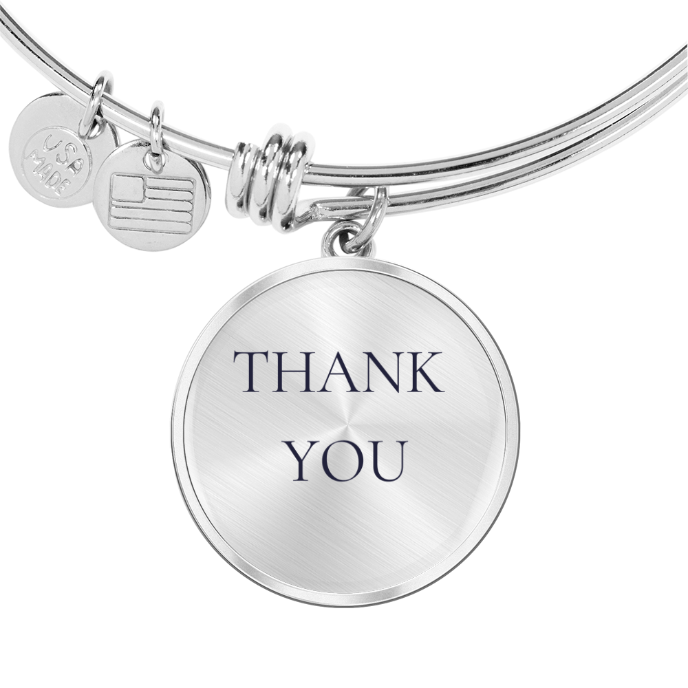 Thank You Luxury Circle Bangle/Bracelet