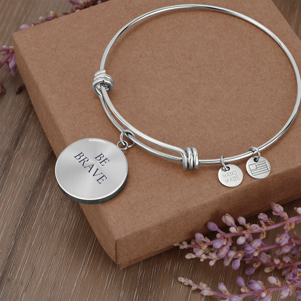Be Brave Circle Bangle/Bracelet