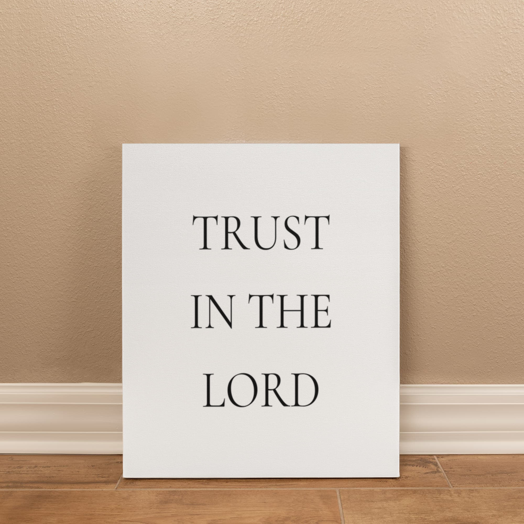 Trust in the Lord
