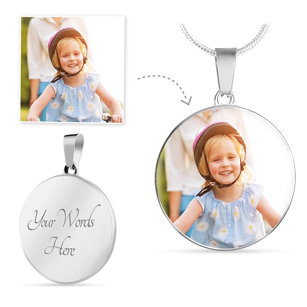Circle Buyer Upload Necklace